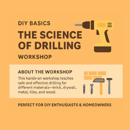 DIY Basics Workshop – The Science of Drilling 07-03-26