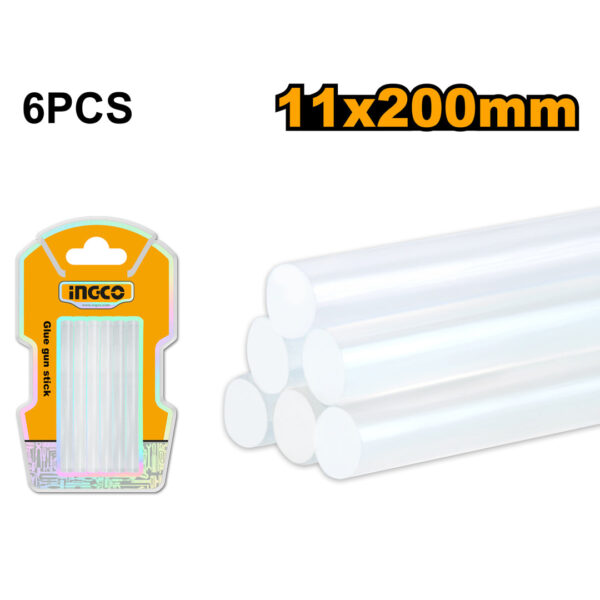 ingco_glue_stick_AKTGS2061_v2 Ingco Glue Stick 200mmxD11.2 (Packs of 6)