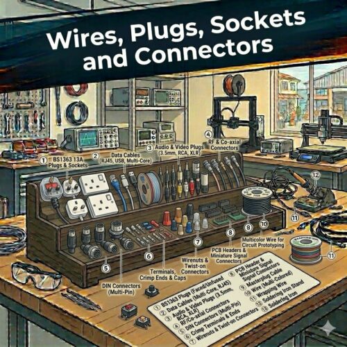 Connectors, various crimps & terminals