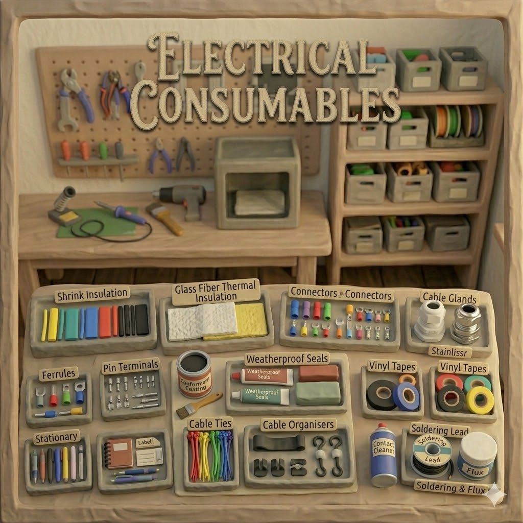 Glass Fuse, various ratings - 1 set