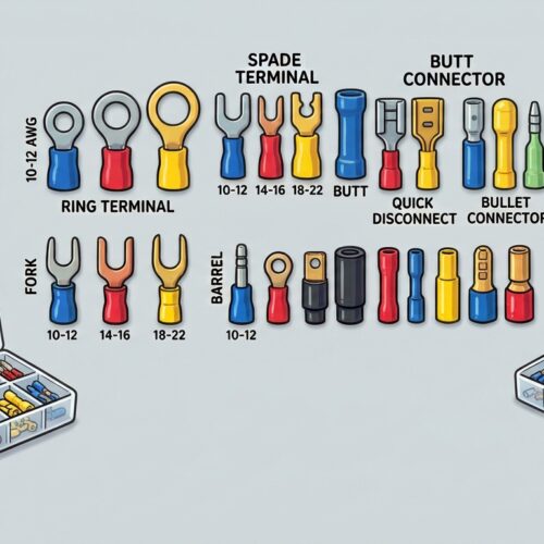 Connectors, various crimps & terminals