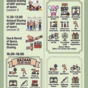 Launch of Community Workshop@Vidacity X Bazaar + Free Coffee this weekend!